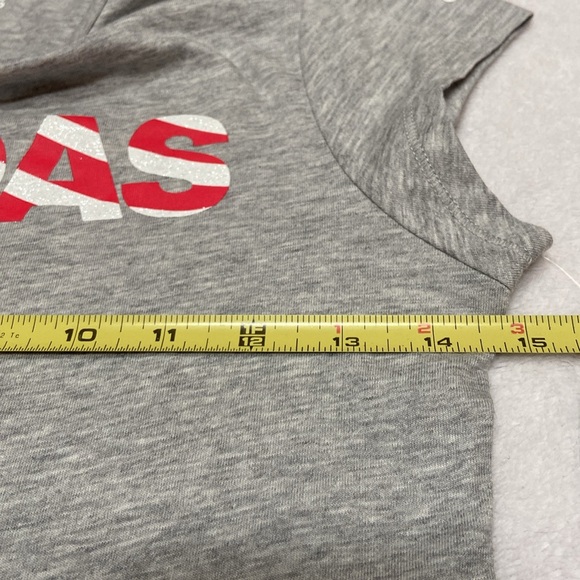 Girls ADIDAS Size M 10/12 Patriotic ADIDAS T-Shirt NWT - Picture 6 of 10